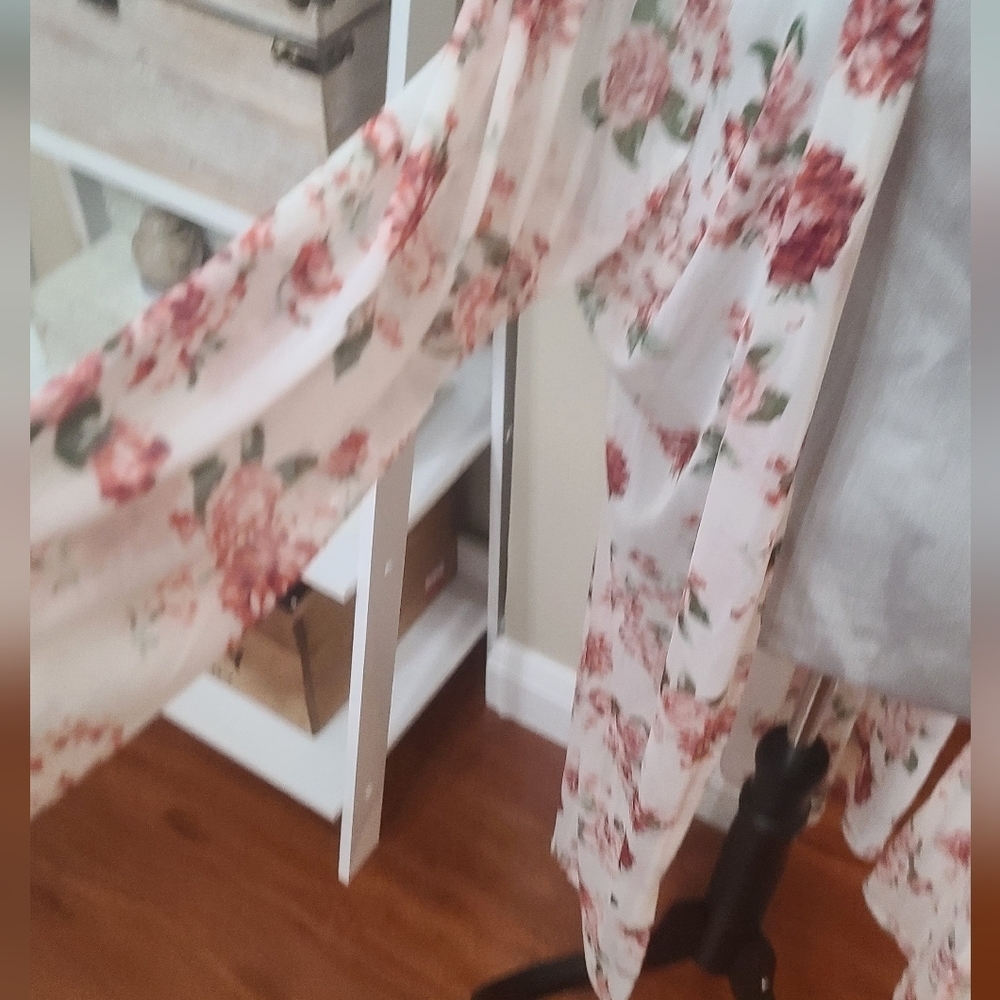 Nwot  Boho plus size cover up Kimono Shabby Chic Bohemian 3X Flora Ravana NYC - Picture 7 of 7